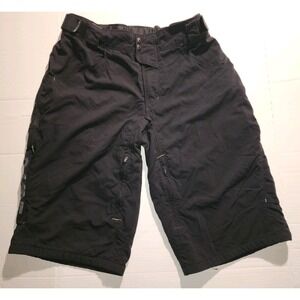 Dakine Men's Mountain Biking Shorts and Liner Black w/Light Grey Graphics Large